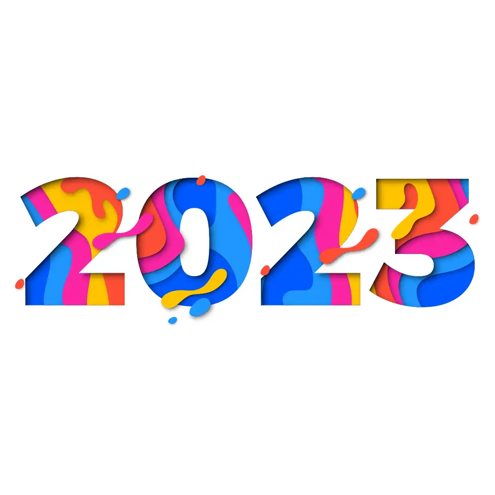 Imagem ilustrativa das tendências de design gráfico para 2023