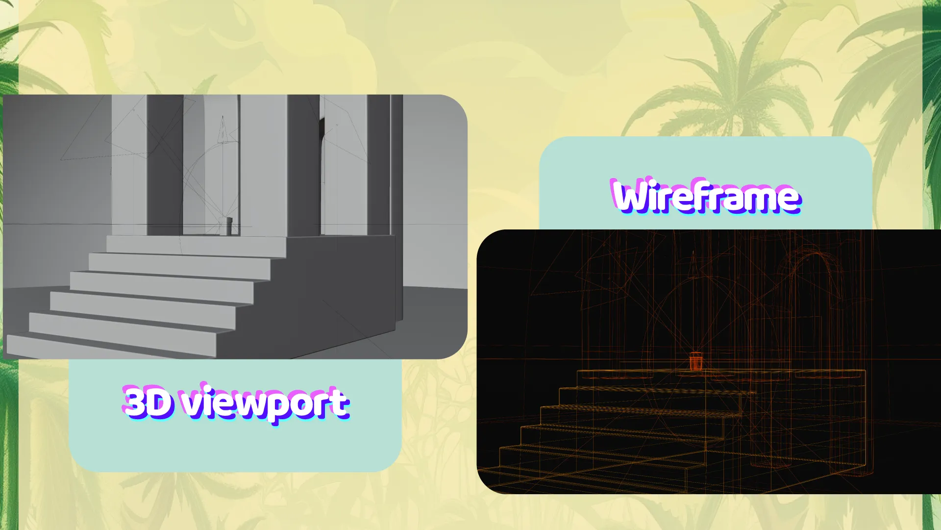 3D viewport showing the wireframe and geometry of the hemp product container.